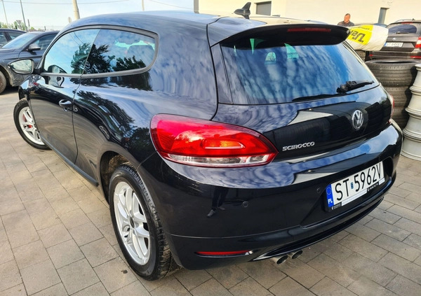 Volkswagen Scirocco cena 34998 przebieg: 200000, rok produkcji 2012 z Karczew małe 704